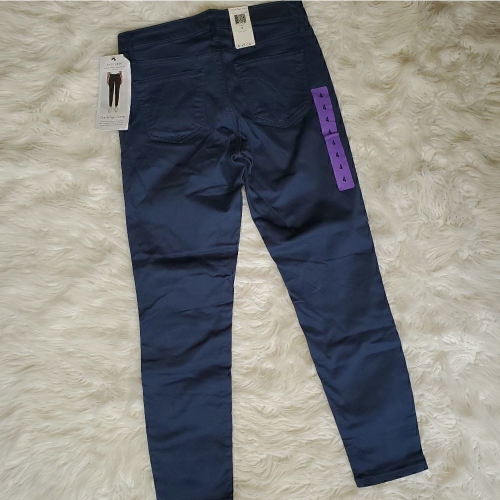 CALVIN KLEIN Dark Denim Ankle Skinny Jeans - Picture 4 of 7